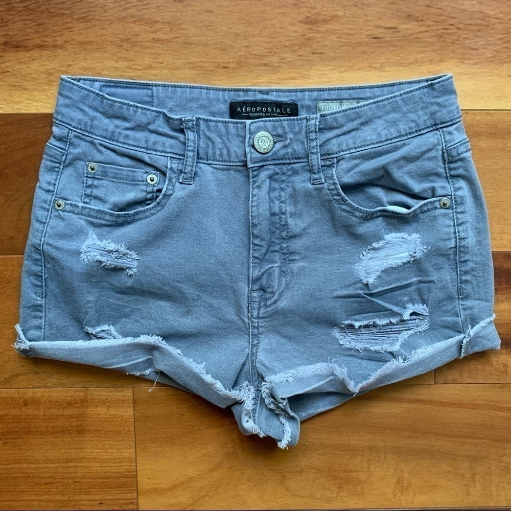 Aeropostale High Waisted Shorty Shorts